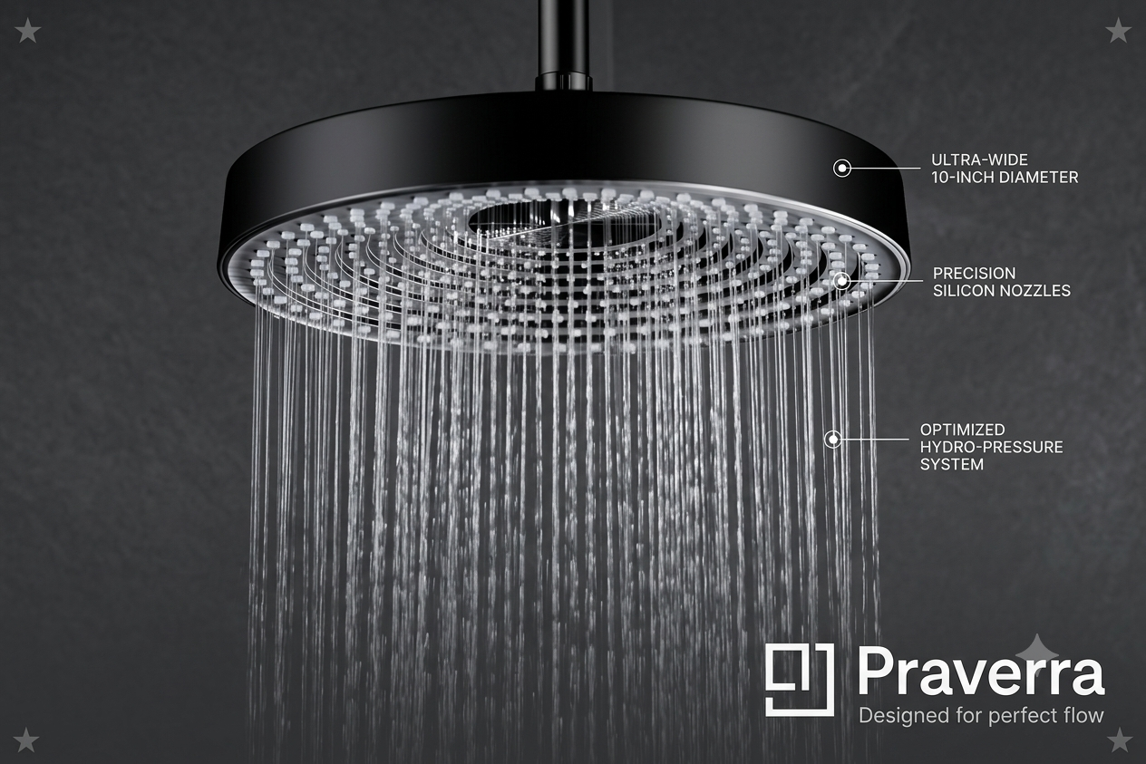 Praverra 3D Round Shower